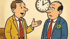 Vtip: „Čas sú peniaze,“ hovorí jeden